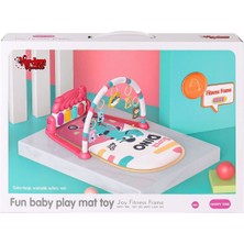 OMZ BIB-698-79-80 Pianolu Dinazor Oyun Halısı Kız Erkek Çocuk Oyuncak Eğitici Oyuncaklar