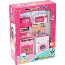 OMZ Oydaş Minik Şefler Mutfakta Fırın ve Çamaşır Makinesi 2'li Set 02358 Kız Erkek Çocuk Oyuncak Eğitici
