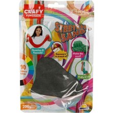 paraply 3607 Crafy Streç Oyun Kumu Siyah 200 G Kız Erkek Çocuk Oyuncak Eğitici Oyuncaklar