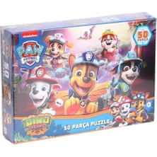 OMZ PW7928 Paw Patrol 50 Parça Puzzle Kız Erkek Çocuk Oyuncak Eğitici Oyuncaklar