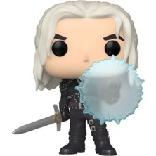 OMZ Funko Pop Figür Tv Witcher Geralt With Shield Kız Erkek Çocuk Oyuncak Eğitici Oyuncaklar