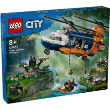 OMZ 60437 LEGO City Orman Kaşifinin Helikopteri Kamp Yerinde 881 Parça +8 Yaş Kız Erkek Çocuk Oyuncak Eğ