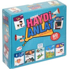 OMZ 5080 Ca Games, Haydi Anlat - Eğitici Oyun Kartları / +3 Yaş Kız Erkek Çocuk Oyuncak Eğitici Oyuncakl