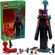OMZ 21279 LEGO Minecraft Enderman Kulesi 867 Parça +9 Yaş Kız Erkek Çocuk Oyuncak Eğitici Oyuncaklar