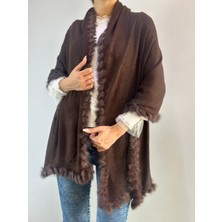 Gönülden Tasarım Angora Yumuşak Fırfırlı Kadın Şal 180X65 cm