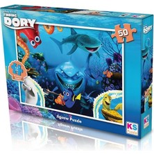paraply Dr 709 Puzzle 50 Parça -Ks Kız Erkek Çocuk Oyuncak Eğitici Oyuncaklar