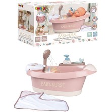 OMZ 7600220368 Baby Nurse Sesli ve Işıklı Balneo Banyo Seti -Simba Kız Erkek Çocuk Oyuncak Eğitici Oyunc