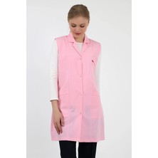 Kadın Kolsuz Önlük - Pembe