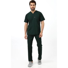 Zarf Yaka Erkek Likralı Takım - 6429 Ö.başı Yeşili