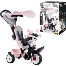 OMZ 7600741501 Tenteli 3 Tekerlikli Bisiklet 3ın1 Kız Erkek Çocuk Oyuncak Eğitici Oyuncaklar