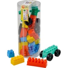 OMZ 34 Parça Blok Set Kız Erkek Çocuk Oyuncak Eğitici Oyuncaklar