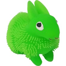 OMZ Işıklı Elastik Dikenli Tavşan Kız Erkek Çocuk Oyuncak Eğitici Oyuncaklar