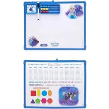 OMZ Frozen Eğitici Yazı Tahtası Kız Erkek Çocuk Oyuncak Eğitici Oyuncaklar