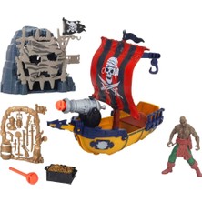 OMZ Korsan Savaş Gemisi Oyun Seti Kız Erkek Çocuk Oyuncak Eğitici Oyuncaklar