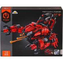 OMZ 7801 Imm Master Blokları Akrep El Silahı Kırmızı 664 Parça Kız Erkek Çocuk Oyuncak Eğitici Oyuncakla