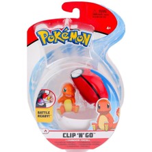 paraply Pok PKW0145 Pokemon Clip N Go Charmander Kız Erkek Çocuk Oyuncak Eğitici Oyuncaklar