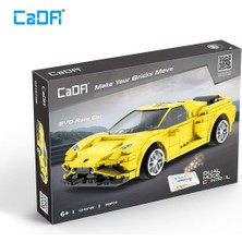 OMZ C51074W Cada Evo Race Car Blok Seti 289 Parça -Vagon Life Kız Erkek Çocuk Oyuncak Eğitici Oyuncaklar