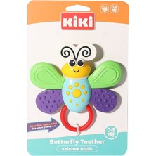 OMZ AE-2201 Kelebek Dişlik Çıngırak -Kiki Kız Erkek Çocuk Oyuncak Eğitici Oyuncaklar