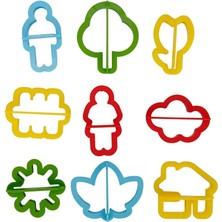 OMZ 10’lu Oyun Hamuru Kalıp Seti Macera Kız Erkek Çocuk Oyuncak Eğitici Oyuncaklar