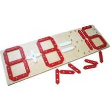 OMZ KAL-1011 Ahşap Matematik Dört Işlem -Chiva Kız Erkek Çocuk Oyuncak Eğitici Oyuncaklar