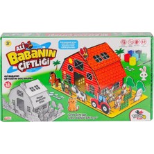 OMZ 8202 Ali Babanın Çiftliği 3D Puzzle ve Boyama -Totteriq Kız Erkek Çocuk Oyuncak Eğitici Oyuncaklar