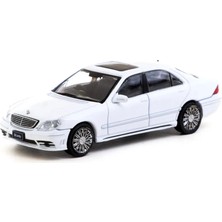 paraply Tarmac Works 1/64 Mercedes-Benz S-Class Wald Alabaster White - Lamley Special Edition Kız Erkek Çocu