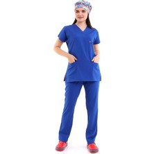 Bflex Unisex Likralı Yarasa Kol Takım - 6411 Saks Mavi