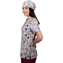 Zarf Yaka Desenli Üst - 4109 Oyuncak Tamirci