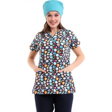 Yarasa Kol Desenli Tek Üst - 5001 Balık