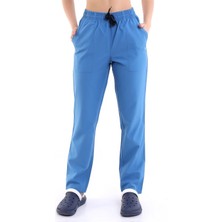 Alpaka Unisex Pantolon Bel Lastikli - 36 Saü Mavi