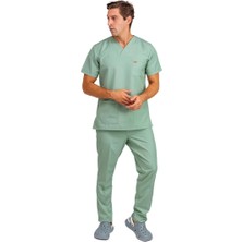 Zarf Yaka Erkek Takım - 63 Çağla Yeşili