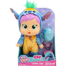 OMZ CYB70000 Cry Babies Love And Care Stitch Kostümlü Bebek Kız Erkek Çocuk Oyuncak Eğitici Oyuncaklar