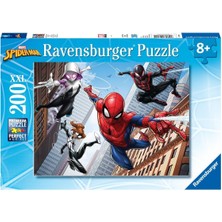 paraply 126941 Spider-Man 200 Parça Xxl Ravensburger Puzzle Kız Erkek Çocuk Oyuncak Eğitici Oyuncaklar
