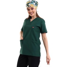 Zarf Yaka Kadın Tek Üst - 58 Yeşil