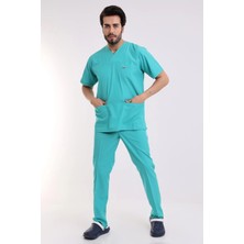 Zarf Yaka Erkek Takım - 27 Su Yeşili