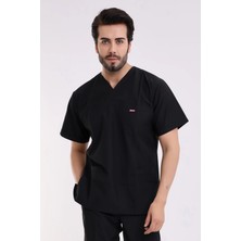 Zarf Yaka Erkek Tek Üst - 48 Siyah