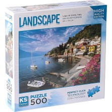 OMZ 20056 LEGO Di Como Italya 500 Parça Puzzle -Ks Puzzle Kız Erkek Çocuk Oyuncak Eğitici Oyuncaklar