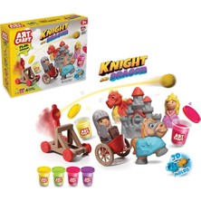 paraply 03848 Şövalye ve Ejderha Oyun Hamuru Seti 280 gr -Dede Kız Erkek Çocuk Oyuncak Eğitici Oyuncaklar