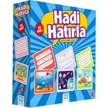 OMZ 5108 Ca Games, Hadi Hatırla - Eğitici Hafıza Oyunu / +5 Yaş Kız Erkek Çocuk Oyuncak Eğitici Oyuncakl