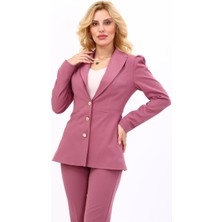 Önder Özsoy Erkek Yaka Kolu Büzgülü Ceket-Rose