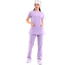 Bflex Unisex Likralı Yarasa Kol Takım - 6419 Lila