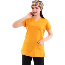 Bflex Unisex Likralı Yarasa Kol Tek Üst - 6431 Hardal