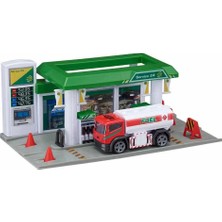 OMZ Teamsterz Service Station Petrol Istasyonu Seti Kız Erkek Çocuk Oyuncak Eğitici Oyuncaklar