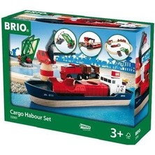 OMZ Brio Kargo Limanı Seti Kız Erkek Çocuk Oyuncak Eğitici Oyuncaklar