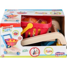 OMZ Market Arabası Bayraktar Kız Erkek Çocuk Oyuncak Eğitici Oyuncaklar