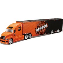 OMZ Maisto 1/64 Harley-Davidson Taşıyıcı Tırlar 11516 Kız Erkek Çocuk Oyuncak Eğitici Oyuncaklar