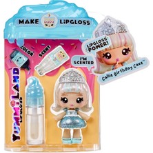 OMZ 120704 Yummiland Callie Birthday Cake Bebeği ve Dudak Parlatıcısı Kız Erkek Çocuk Oyuncak Eğitici Oy
