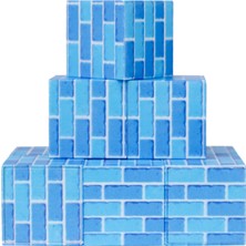 OMZ Megacraft 9 Parça Buzul Tuğla Blok Kız Erkek Çocuk Oyuncak Eğitici Oyuncaklar