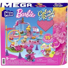 OMZ HHP89 Mega™ Barbie® Color Reveal™ Hayvan Dostu 152 Parça Kız Erkek Çocuk Oyuncak Eğitici Oyuncaklar