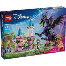 OMZ 43240 LEGO Disney Malefizin Ejderha Formu 583 Parça +7 Yaş Kız Erkek Çocuk Oyuncak Eğitici Oyuncakla